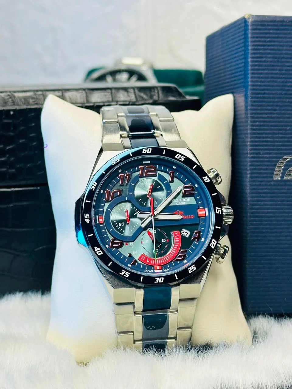 🔥 Casio Edifice Scuderia Toro Rosso Limited Edition Premium Master Copy Watch 🔥