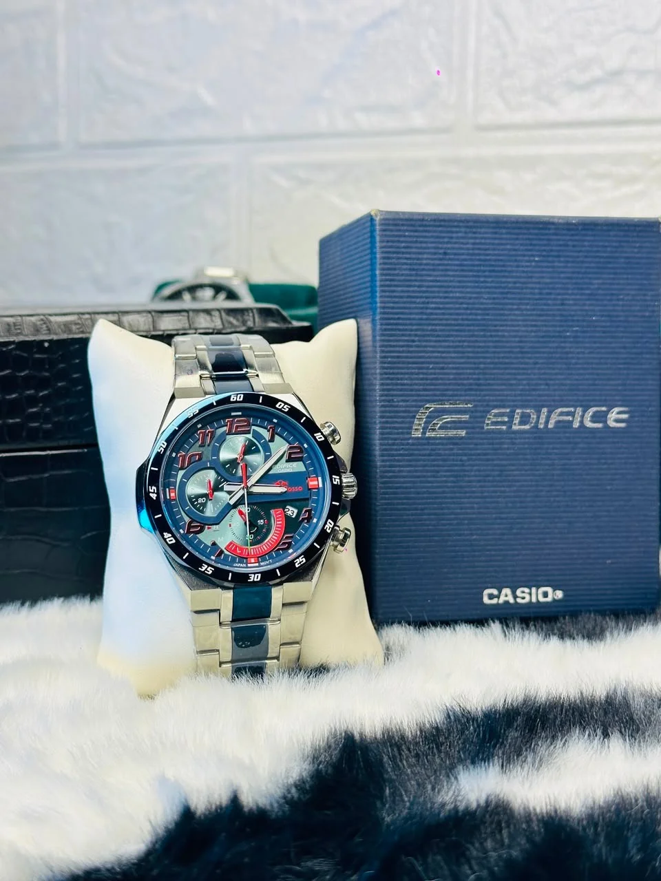 🔥 Casio Edifice Scuderia Toro Rosso Limited Edition Premium Master Copy Watch 🔥