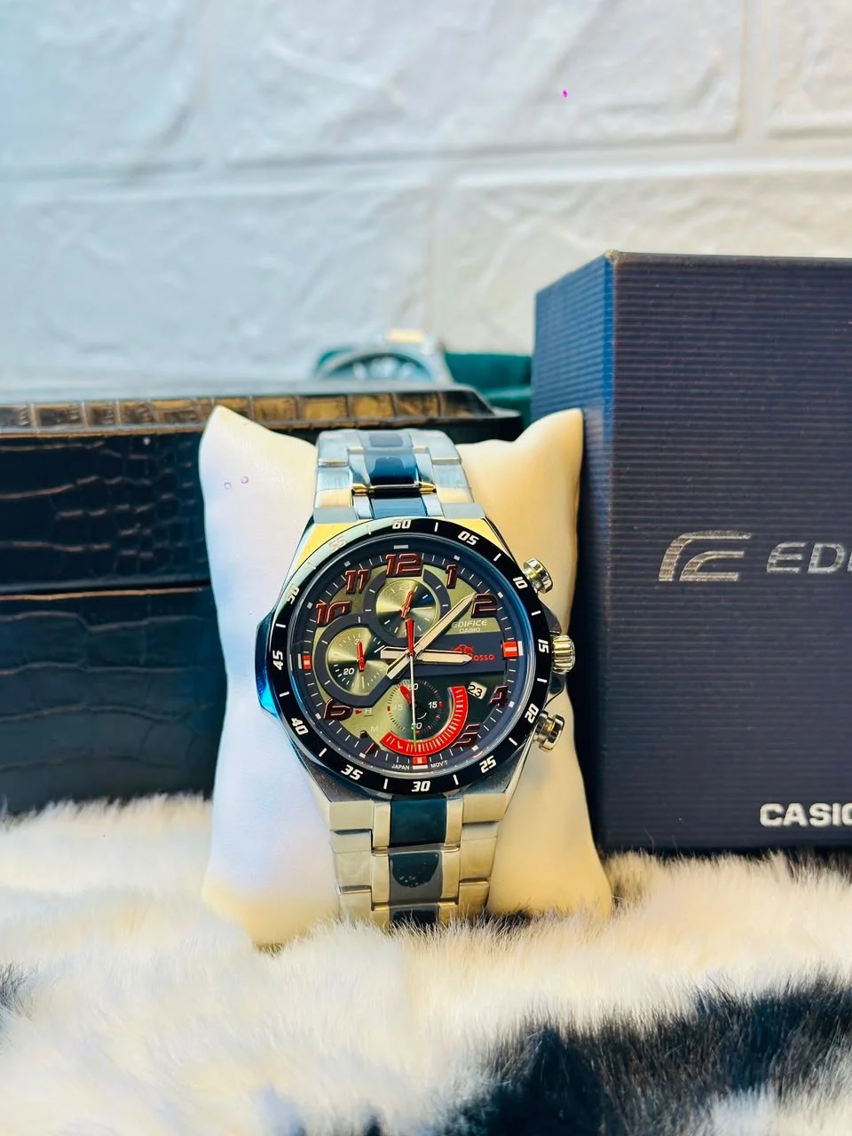 🔥 Casio Edifice Scuderia Toro Rosso Limited Edition Premium Master Copy Watch 🔥