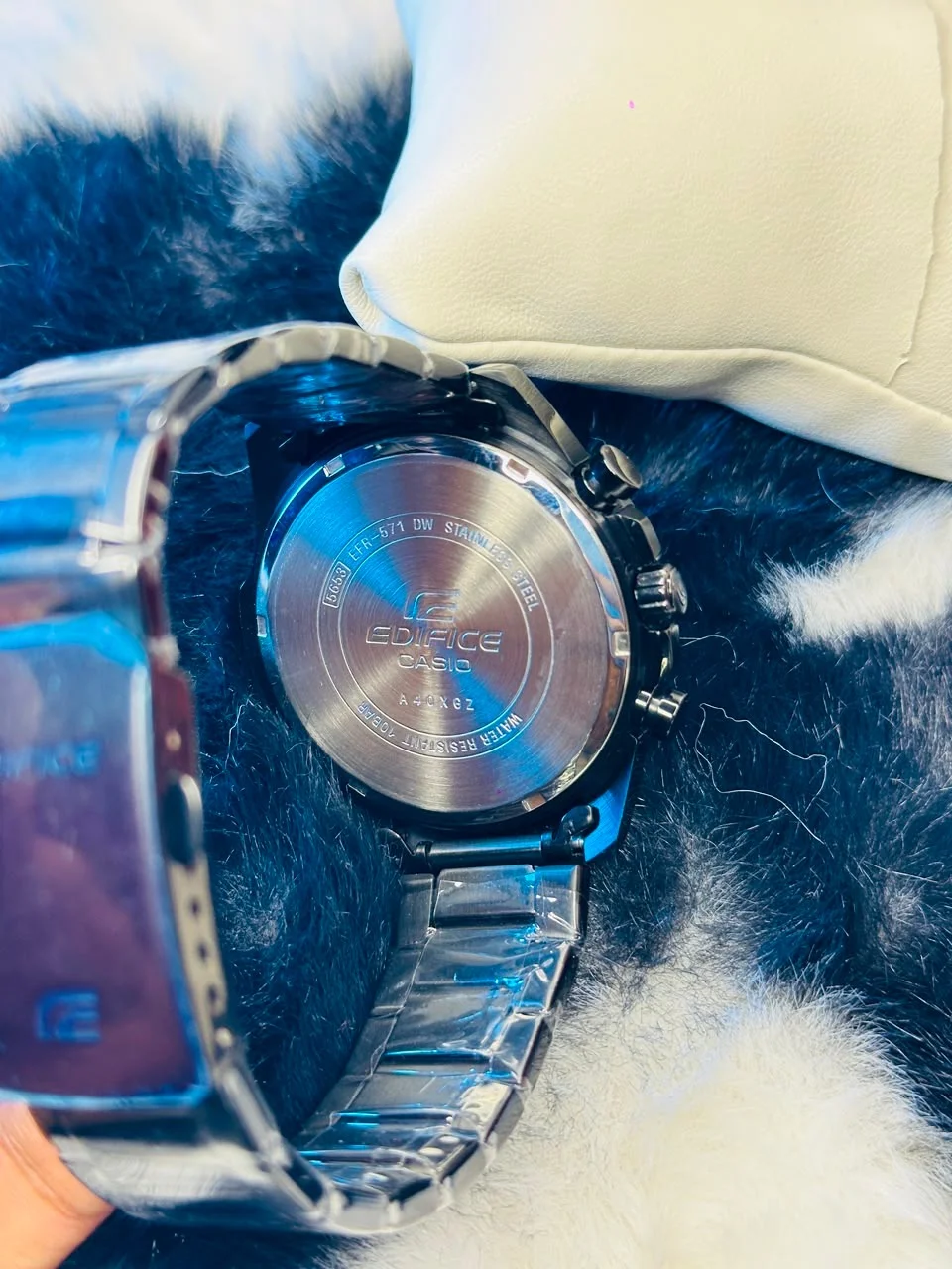 ⌚ Casio Edifice Full Black Luxury Edition Premium Master Copy Watch ⌚
