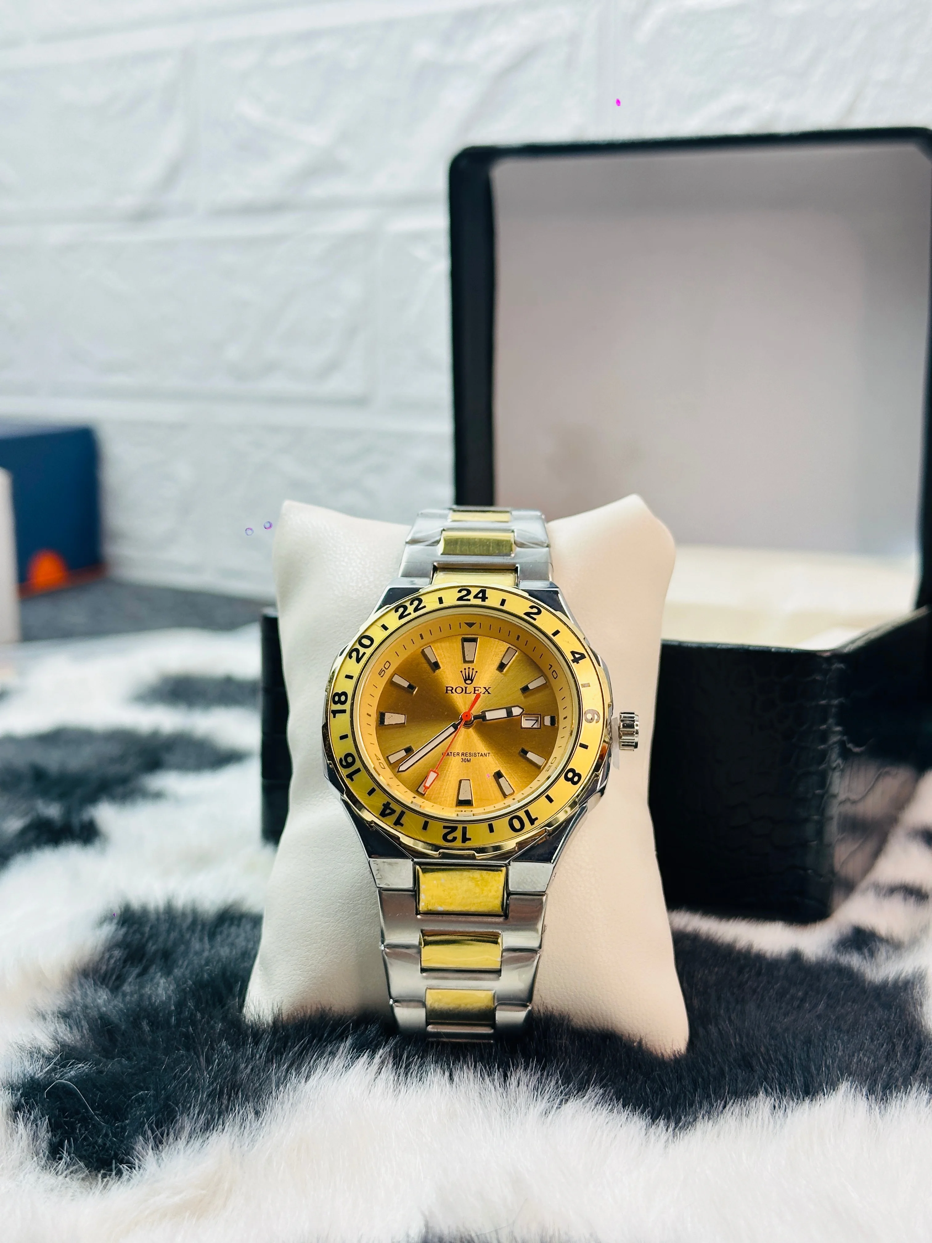 ROLEX 8246 TWOTONE/GOLDEN DIAL