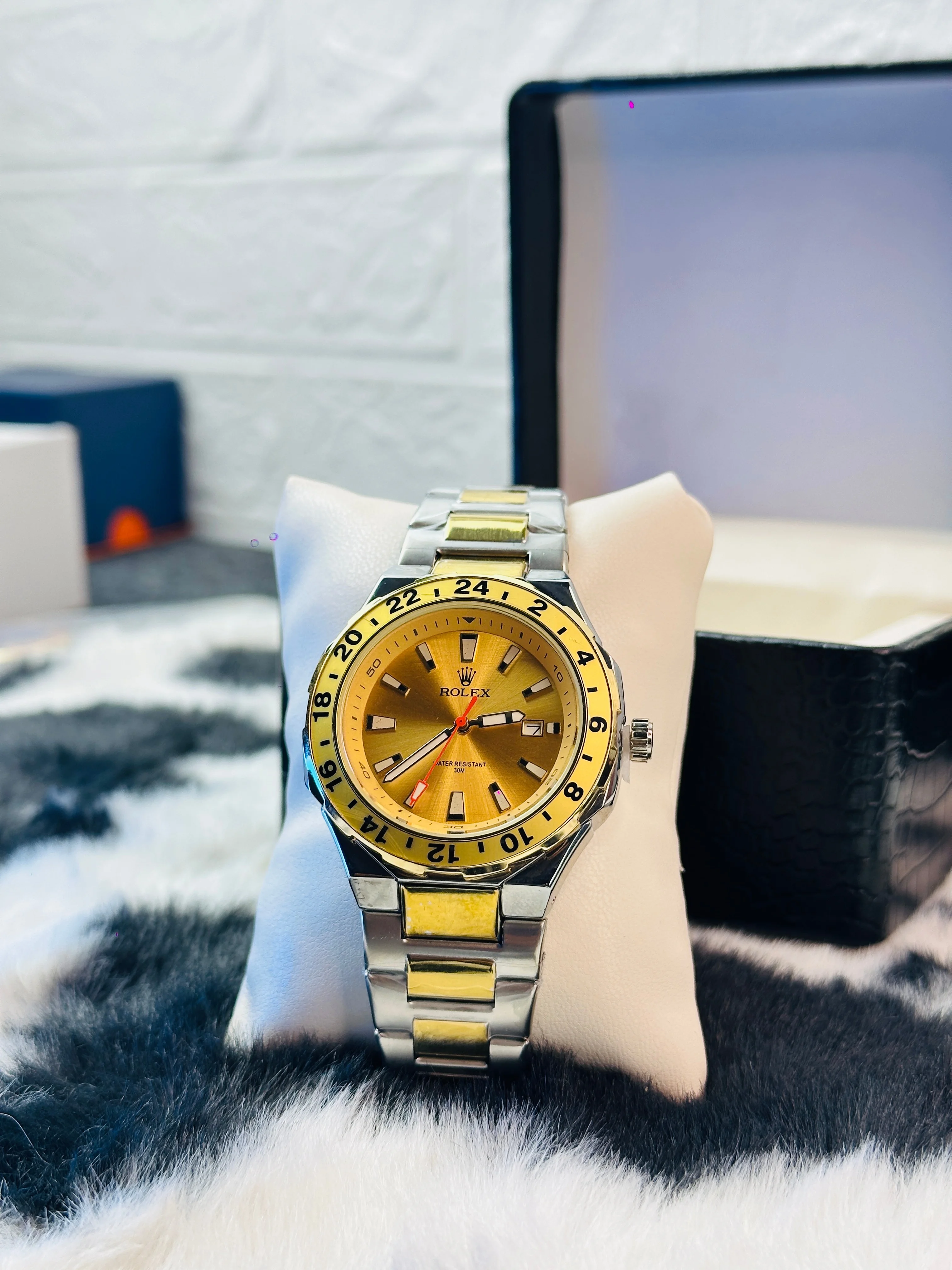 ROLEX 8246 TWOTONE/GOLDEN DIAL