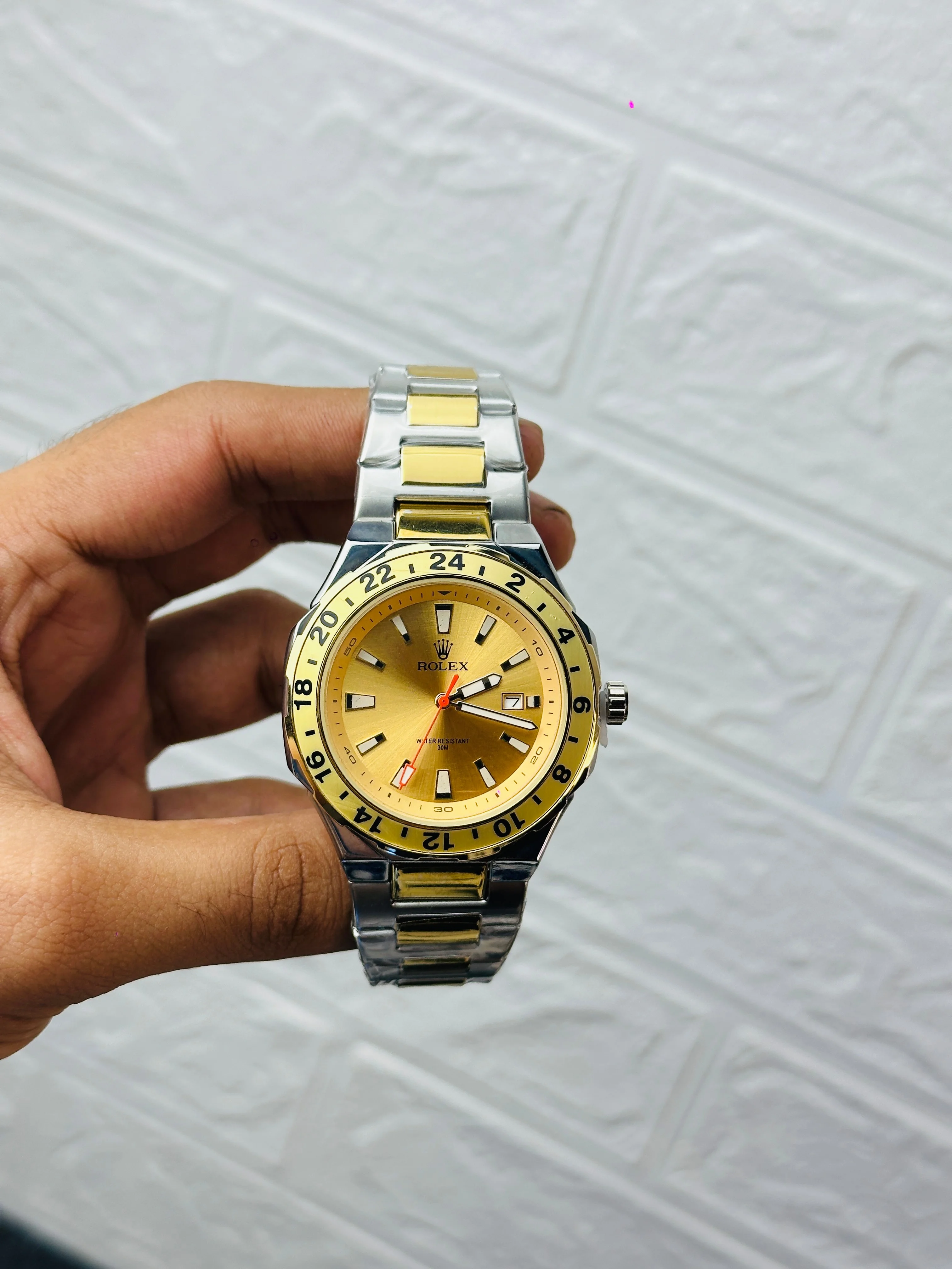 ROLEX 8246 TWOTONE/GOLDEN DIAL