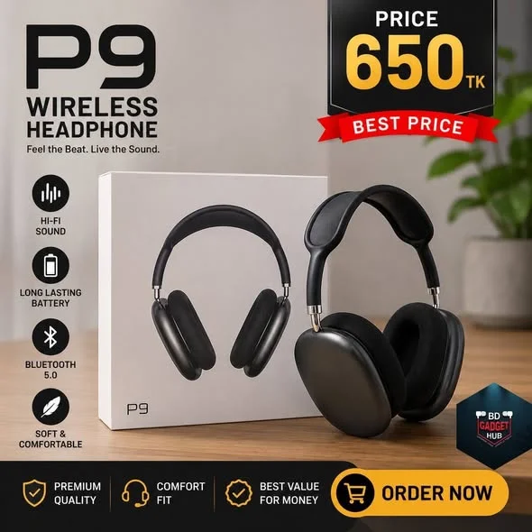 P9 Wireless Headphone