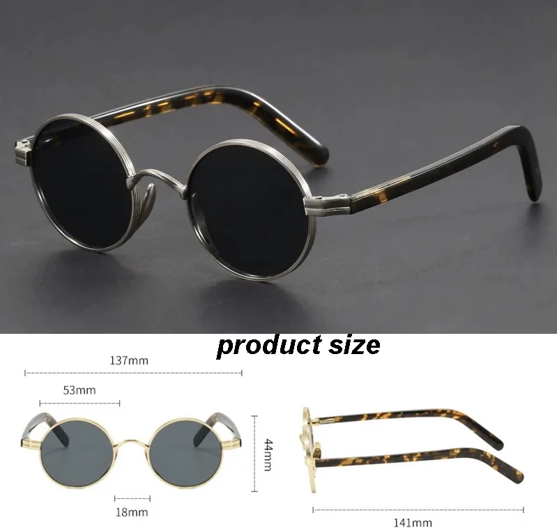 Japan Style Vintage Round Sunglasses