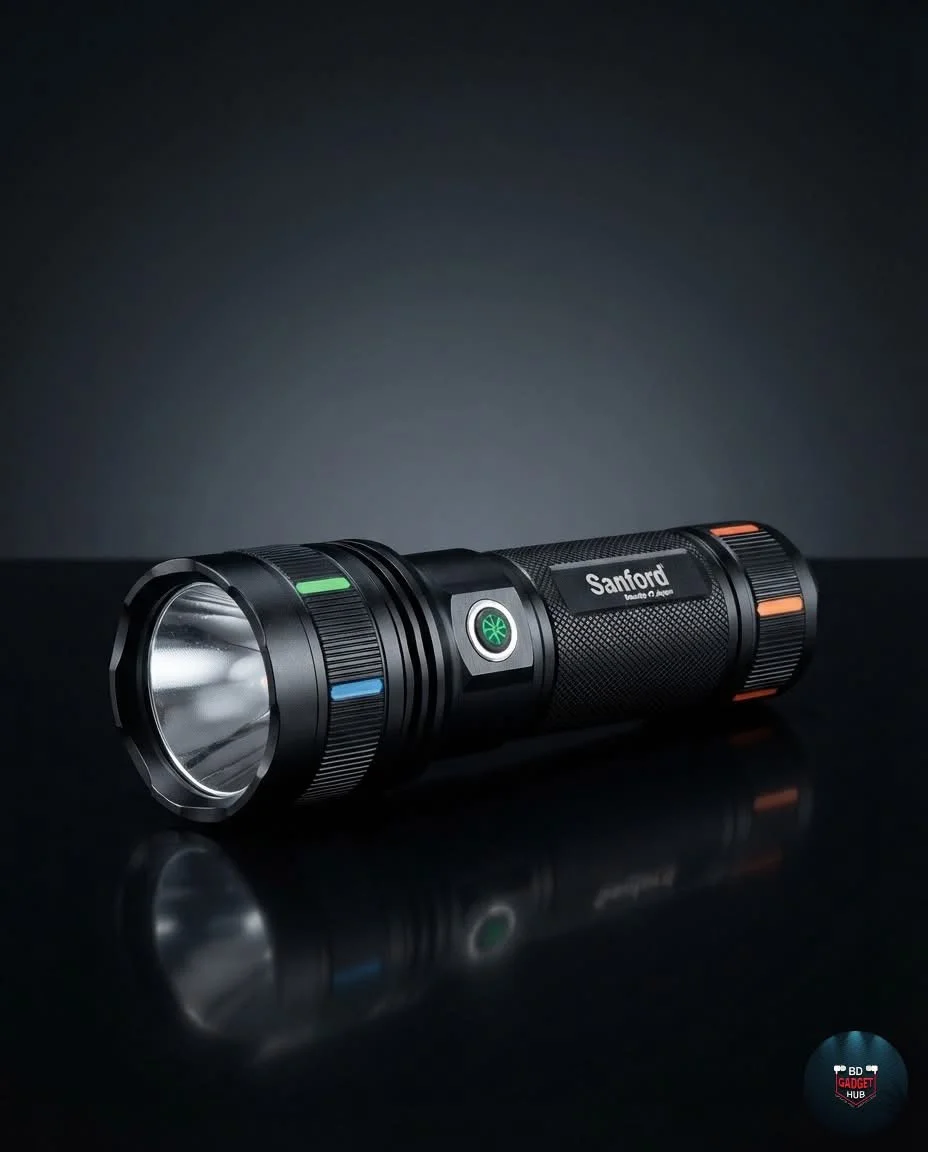 High Power Super Bright Flashlight (White Laser LED)